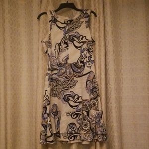 Size 8 White House Black Market paisley dress